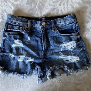 Distressed jean shorts ***SOLD***